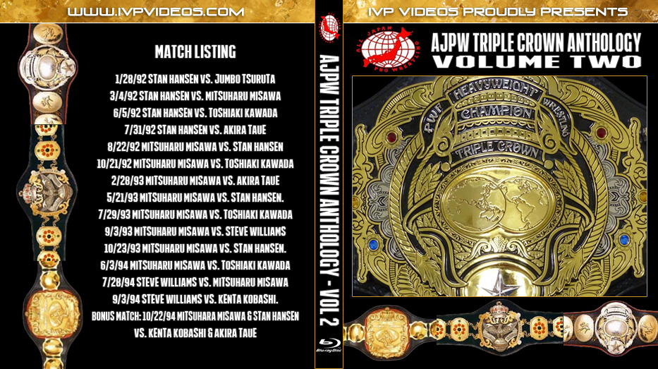 History of AJPW Triple Crown Title V.2 (Blu-Ray with Cover Art)